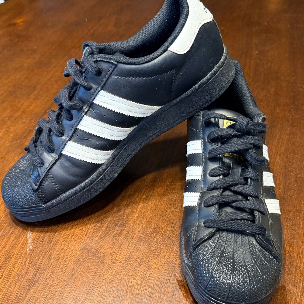 adidas Black Athletic Low-Top Sneakers